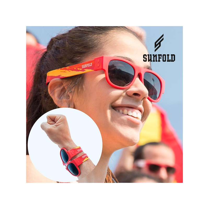Lunettes de Soleil Enroulables Sunfold Spain Red