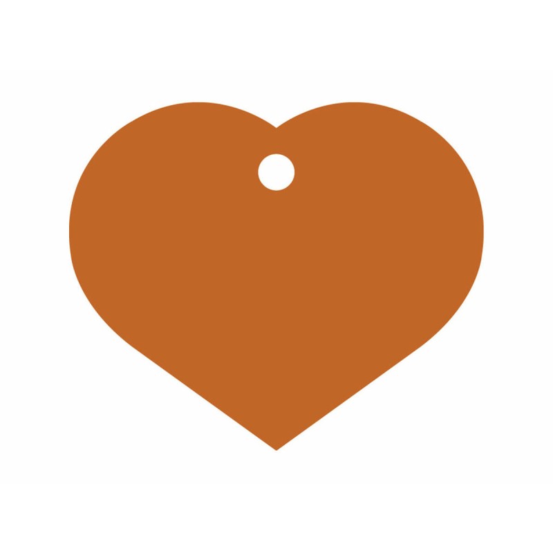 Plaque d'identification Imarc Heart Orange