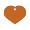 Plaque d'identification Imarc Heart Orange