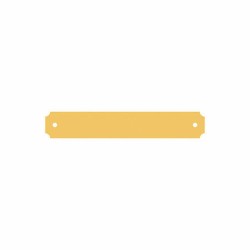 Plaque d'identification Imarc Mounts Jaune