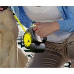 Distributeur de Sacs pour Animaux Domestiques Flexi Multibox Gris Plastique Snacks