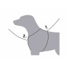 Harnais pour Chien Trixie Premium Trekking Graphite Sable S/M