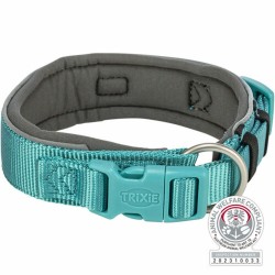 Collier pour Chien Trixie Premium Graphite Bleu clair S/M 33-42 cm