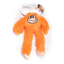 Jouet pour chien en peluche Gloria Kikazaru Singe Orange