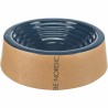 Mangeoire pour chiens Trixie BE NORDIC Beige Bleu foncé Ø 25 cm 800 ml