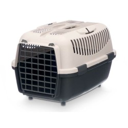 Cage de Transport Mascow ARET080 Anthracite Gris clair Plastique 36 x 35 x 55 cm (6 Unités)