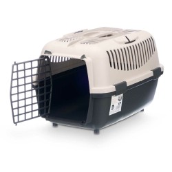 Cage de Transport Mascow ARET080 Anthracite Gris clair Plastique 36 x 35 x 55 cm (6 Unités)