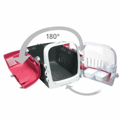 Cage de Transport Catit Cabrio Rouge Plastique 27 x 53 x 40,5 cm