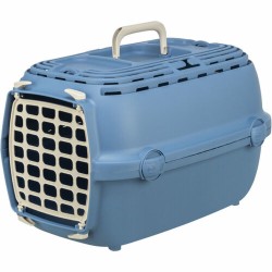 Cage de Transport Trixie Relax Bleu Plastique 32 X 30 X 48 cm