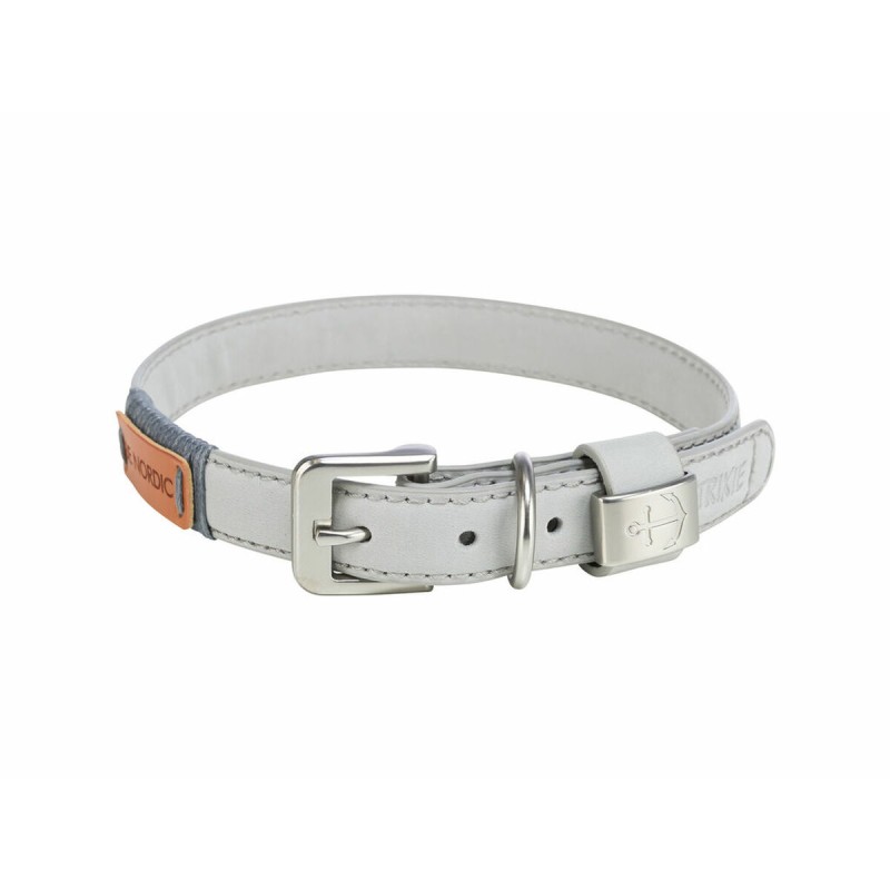 Collier pour Chien Trixie BE NORDIC Gris clair S 35 cm