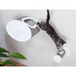 Grattoir pour Chats Trixie Blanc Gris Ø 18 cm