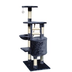 Arbre à chat Gloria Sinu Gris 7,5 cm 55 x 40 x 120 cm