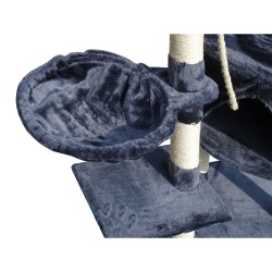 Arbre à chat Gloria Sinu Gris 7,5 cm 55 x 40 x 120 cm