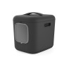 Bac à litière pour chats Rotho My Pet Biala XL Anthracite Plastique recyclé