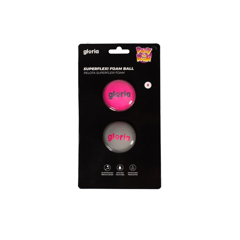 Boule pour animaux de compagnie Gloria PLAY AND RUN Gris Mousse TPR S