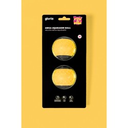 Boule pour animaux de compagnie Gloria PLAY AND RUN Jaune TPR M 6,35 cm 2 Unités