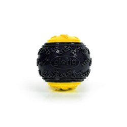 Boule pour animaux de compagnie Gloria PLAY AND RUN Jaune TPR L 8,89 cm