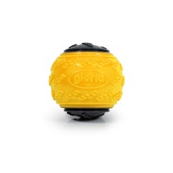 Boule pour animaux de compagnie Gloria PLAY AND RUN Jaune TPR L 8,89 cm
