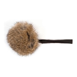 Canne à chat Gloria Rogers Cuir Pompon Peau naturelle (12 cm)
