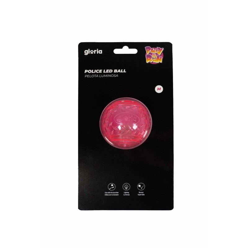 Boule pour animaux de compagnie Gloria PLAY AND RUN Rose TPR 6,35 cm