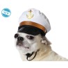 déguisement pour chien Blanc Chapeau Marin