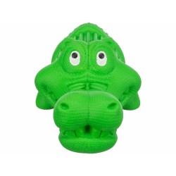 Jouet Distributeur de Friandises pour Animaux 2 en 1 Trixie Vert 18 cm Crocodile