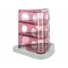Jouet pour chats Trixie Cheese Tower Blanc Rose Caoutchouc Plastique 32 x 32 x 32 cm