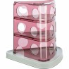 Jouet pour chats Trixie Cheese Tower Blanc Rose Caoutchouc Plastique 32 x 32 x 32 cm