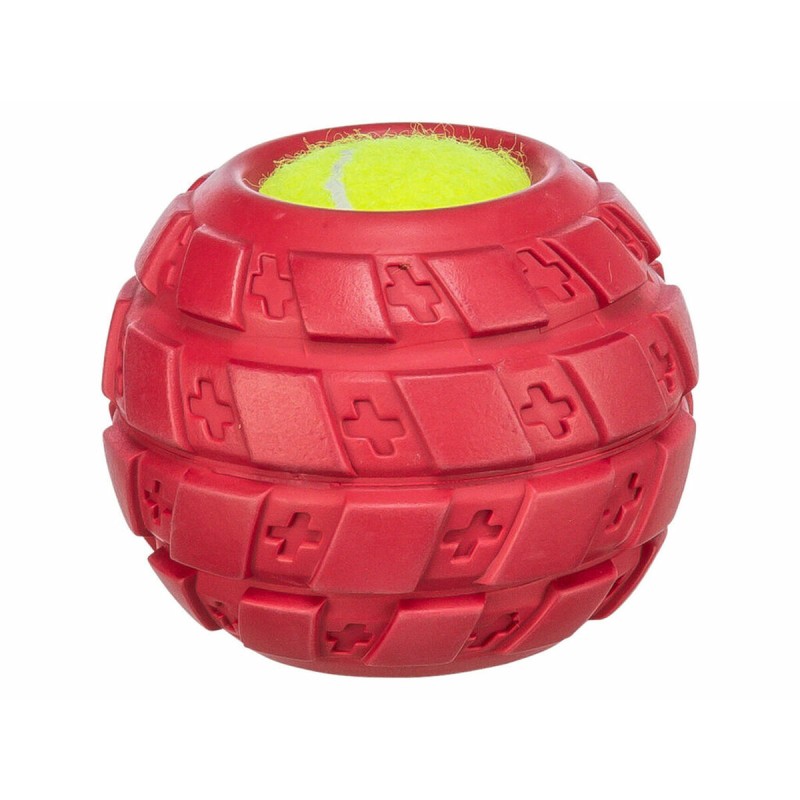 Boule pour animaux de compagnie Trixie Jaune Rouge Caoutchouc Ø 7,5 cm