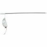 Jouet pour chats Trixie Blanc Polyester Plastique Souris