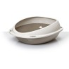 Bac a litiere - AIMÉ - Oval avec rebord amovible - Pour Chat - 45 x 36 x 15,5 cm