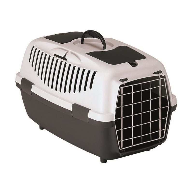 STEFANPLAST Box de transport Gulliver 61x40x38cm - Gris - Pour chien