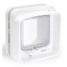 SUREFLAP DualScan Chatiere a puce électronique blanc