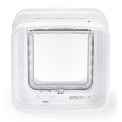 SUREFLAP DualScan Chatiere a puce électronique blanc