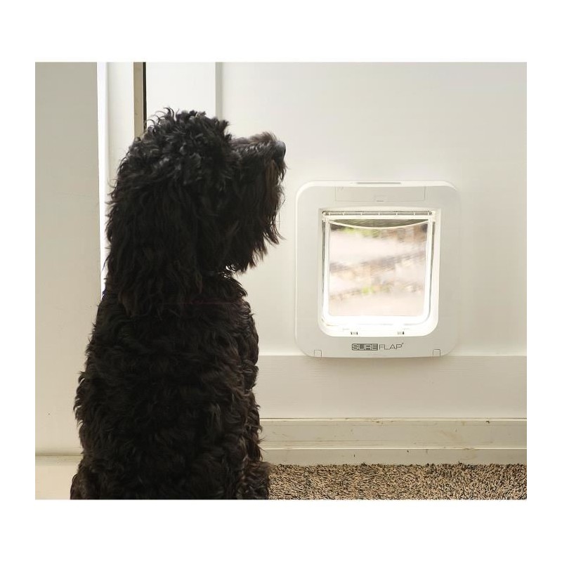 SUREFLAP Grande chatiere a puce électronique blanc