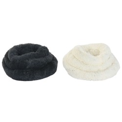 Lit pour animal domestique Home ESPRIT Blanc Gris foncé 73 X 64 X 16 CM 2 Unités