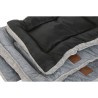 Lit pour animal domestique Home ESPRIT Bleu Gris Gris clair 85 X 70 X 8 CM 2 Unités