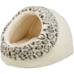 Grotte pour chat Trixie Leo Crème Polyester Tissu Peluche 35 x 26 x 41 cm