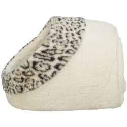 Grotte pour chat Trixie Leo Crème Polyester Tissu Peluche 35 x 26 x 41 cm