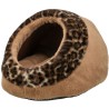 Grotte pour chat Trixie Leo Marron Marron Clair Polyester Tissu Peluche 35 x 26 x 41 cm