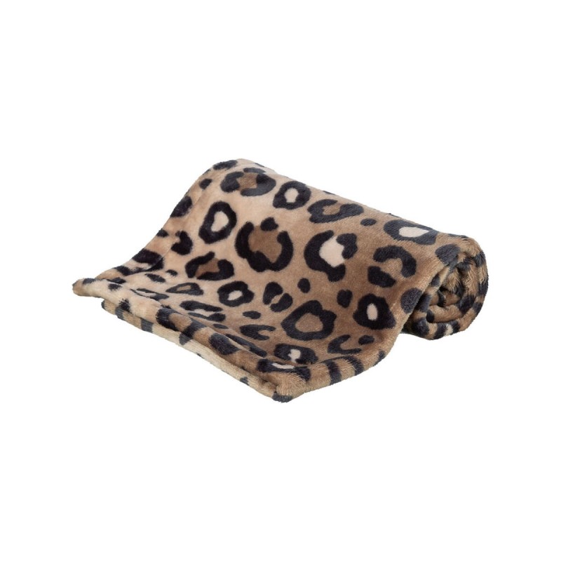 Couverture pour animaux de compagnie Trixie Leo Marron Polyester 70 x 50 cm