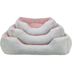 Lit pour chien Trixie Kaline Mio Gris Rose foncé 80 x 65 cm