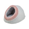 Grotte pour chat Trixie Kaline Mio Gris Rose foncé Polyester Tissu Peluche 35 x 26 x 41 cm