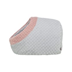 Grotte pour chat Trixie Kaline Mio Gris Rose foncé Polyester Tissu Peluche 35 x 26 x 41 cm