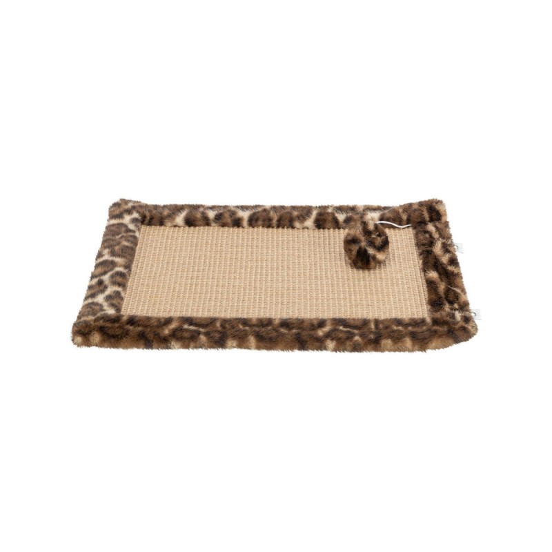 Grattoir pour Chats Trixie Leo Marron Polyester Sisal EVA 55 x 35 cm Tapis