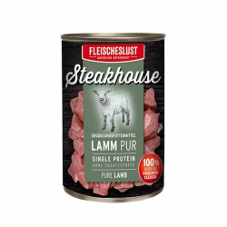 Alimentation humide Fleischeslust Pure 800 gr Agneau