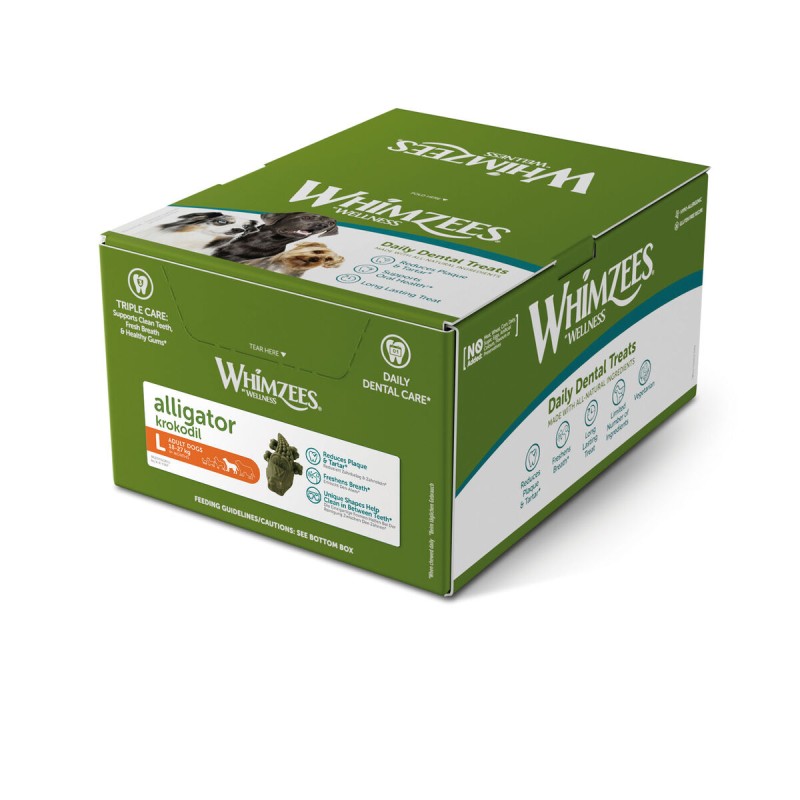 Alimentation humide Whimzees Alligator 30 Unités