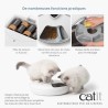 Distributeur de repas pour chat connecté - CATIT - PIXI SMART - 6 x 170ml - Ecran tactile LCD - Avec Blocs réfrigérants