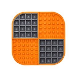 Coussin Lickimat Dog Slomo Orange polypropylène TPR