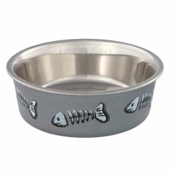 Mangeoire pour chats Trixie Acier inoxydable Ø 12 cm